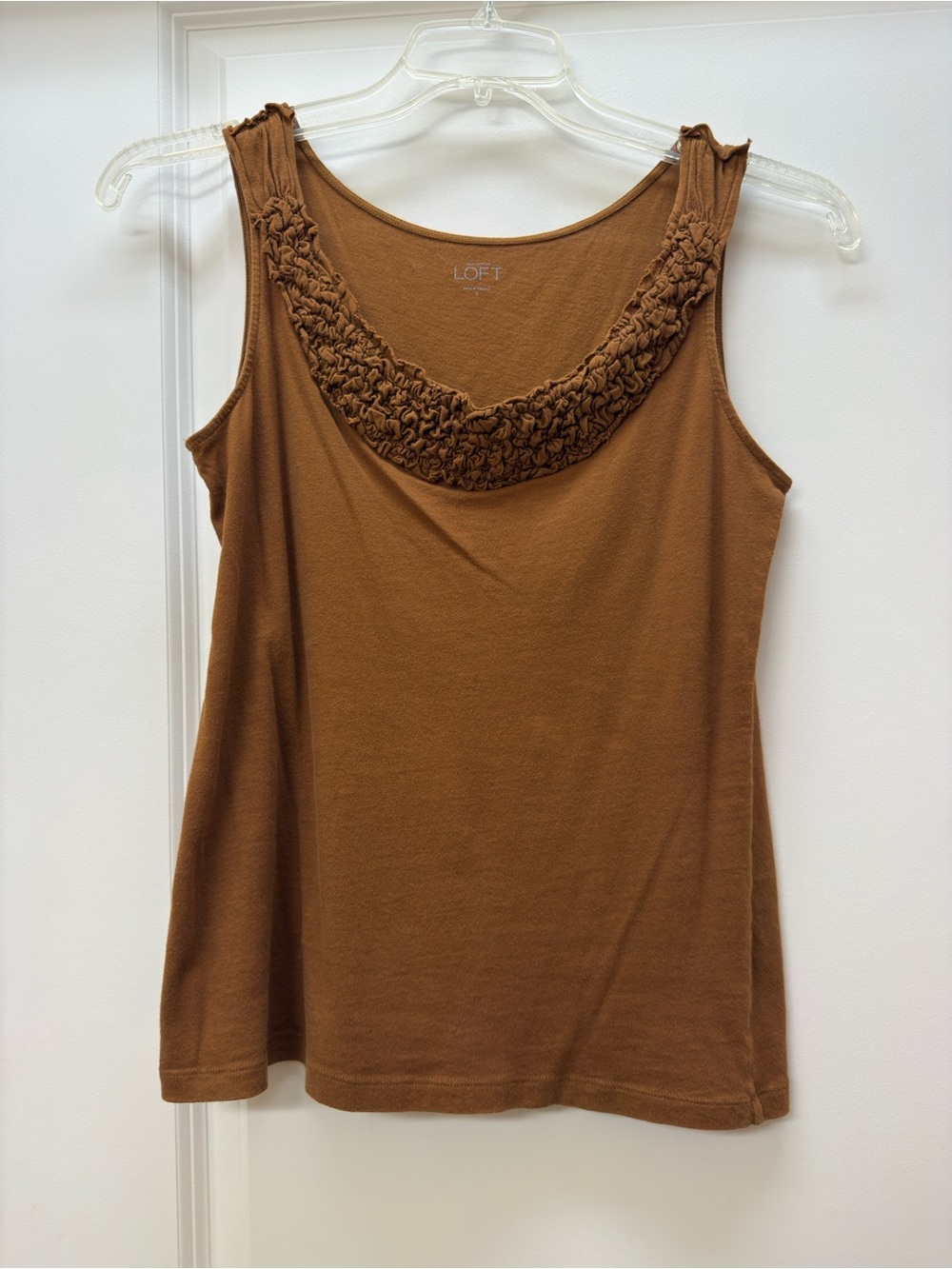 LOFT Chocolate Brown Tank Top